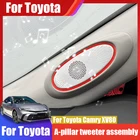 A-pillar tweeter assembly with ambient lighting for Toyota Camry XV80