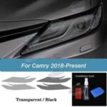 Smoked headlight film For Toyota Camry XV70 2018-2023