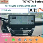 12.3 inch Android 12 head unit for 2018 to 2022 Corolla