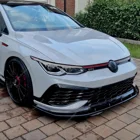 Front Bumper Lip Spoiler Splitter for VW Golf MK8