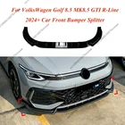 Front bumper splitter kit for Volkswagen Golf 8.5 MK8.5 GTI R‑Line 2024 onwards aerodynamic upgrade
