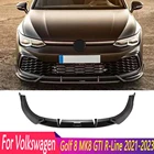 Front Lip Bumper Splitter Diffuser Spoiler Body Kit for Volkswagen Golf 8 MK8