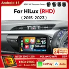 Toyota Hilux 2015–2023 RHD Android 15 Car Stereo with Wireless CarPlay, GPS, and Touchscreen