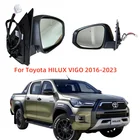 Toyota Hilux Vigo 2016–2023 Power Door Mirror with Indicator, Heated, and Folding