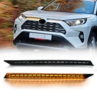 LED Engine Hood Vent Cover DRL for Toyota RAV4 (2019–2021)