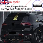 MK7.5 R Rear Bumper Diffuser Lip Spoiler for VW Golf 7.5 R