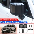 Side view mirror cover for Toyota Land Cruiser Prado LC250 2024–2025, car exterior accessory