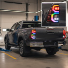 RGB LED tail lights with app control for Toyota Hilux Revo 2015 to 2022