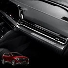 Kia Sportage NQ5 2023–2025 carbon fiber style dashboard trim stripe, instrument panel decorative frame cover, LHD