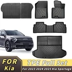 All-weather floor mats full set, cargo liner, and backrest mats for Kia Sportage 2023–2025