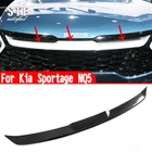 ABS front grille surround trim molding decorative stickers for Kia Sportage NQ5 2022–2024