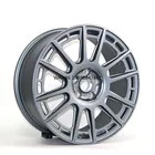 Custom Gray Forged Monoblock Aluminum Alloy Wheels – 4-Hole Car Rims for 17–20 Inch Sizes
