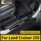 Stainless steel pedal cover set for Toyota Land Cruiser 250 Prado LC250