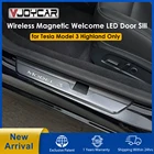 Tesla Model-3 2023-2024 LED Door Sill Protector