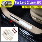 Toyota Land Cruiser 300 LC300 LED illuminated door sill trim welcome pedal