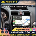 14 inch Android CarPlay car stereo with QLED screen for Subaru WRX