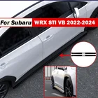 Subaru WRX STI VB ABS black side skirt extension