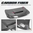 Subaru WRX S4 vented carbon fiber hood glossy black