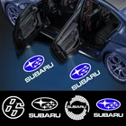 Subaru STI Forester LED welcome door lights emblem