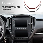 Soft carbon fiber center console frame for Subaru WRX WRX STI 2022-2024