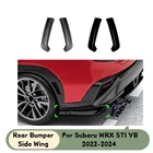 Subaru WRX STI VB 2022–2024 rear bumper corner guards gloss black
