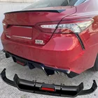 Gloss black rear bumper diffuser lip for Toyota Camry XV70 2018–2023