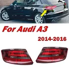 Audi A3 Hatchback 2014 to 2016 rear halogen tail light housing ABS red replacement