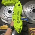 Light Green color Dicase 6 pot brake caliper kit with high carbon rotors for Subaru WRX