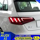 Audi A3 Sportback 2013-2020 full LED tail light assembly upgrade red 8Y design