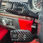 BMW carbon fibre turn signal wiper lever switch cover ABS stalk trim set