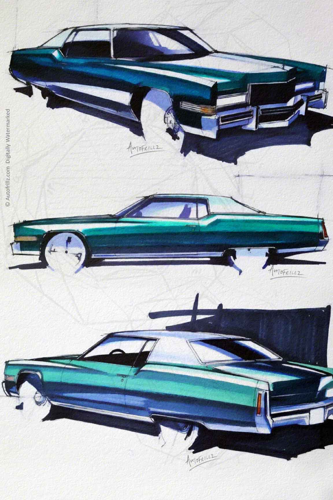 1:43 Scale Model 1970 Cadillac Fleetwood Eldorado