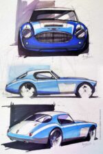 Austin Healey 1963 scale model in box